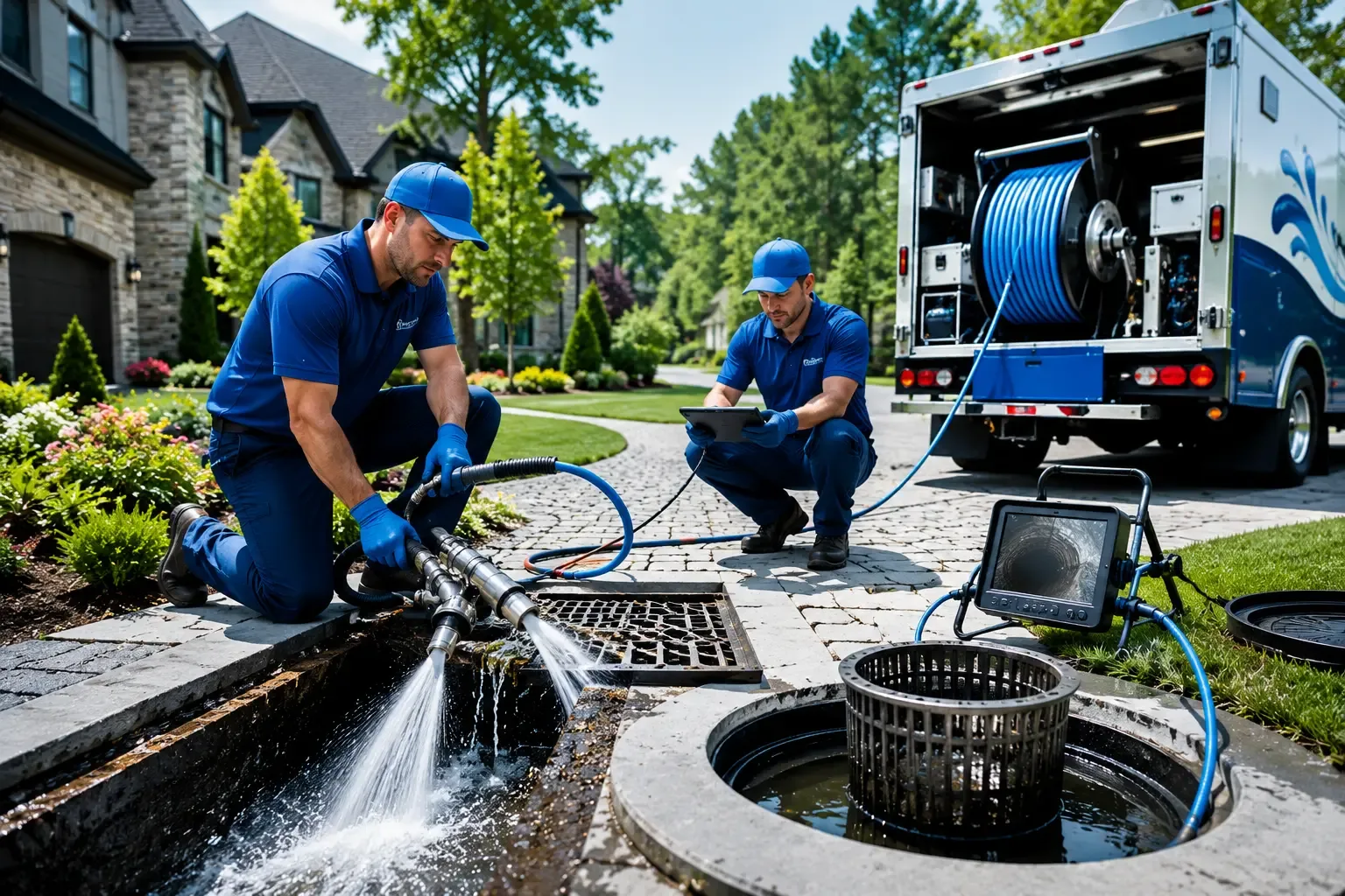 Local outdoor drain cleaning professionals in Chatfield, TX