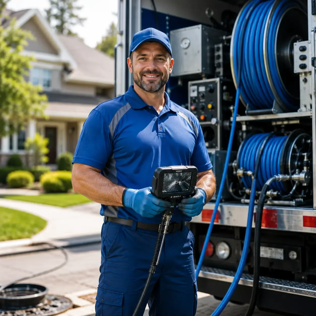 Local outdoor drain cleaning specialists in Chatfield, TX